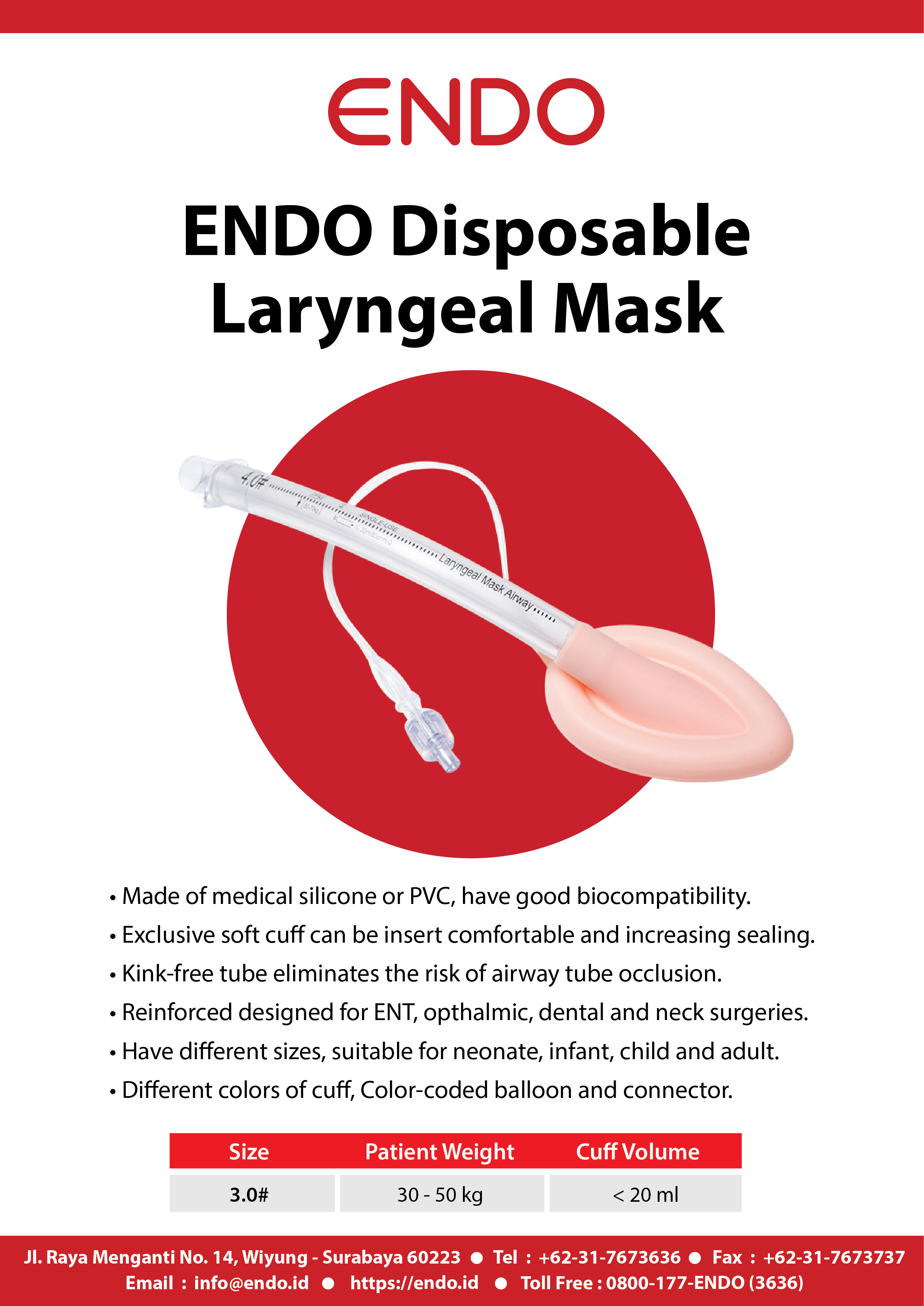 Laryngeal Mask Airway PT ENDO Indonesia