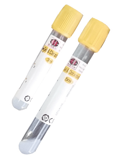 Vacuum Tube Gel Clot Activator (Yellow)