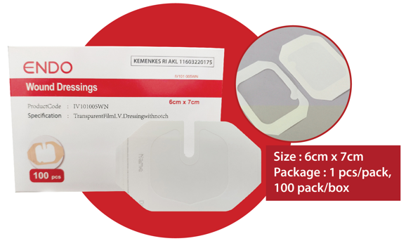 ENDO IV Dressing with Notch