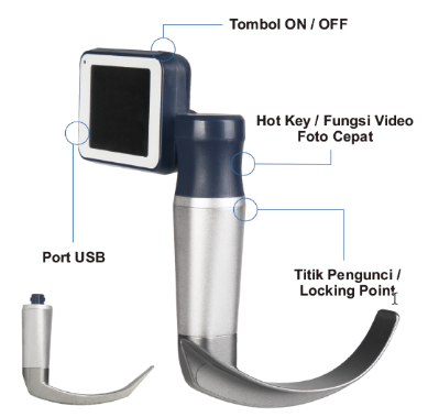 ENDO Portable Video Laryngoscope EI.VL