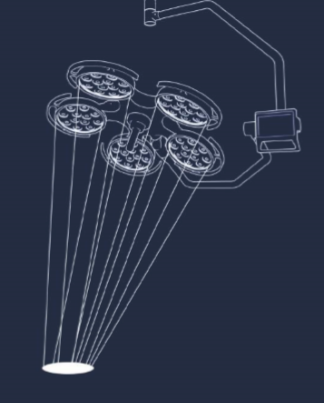 Surgical Illumination System 2 Arm-54